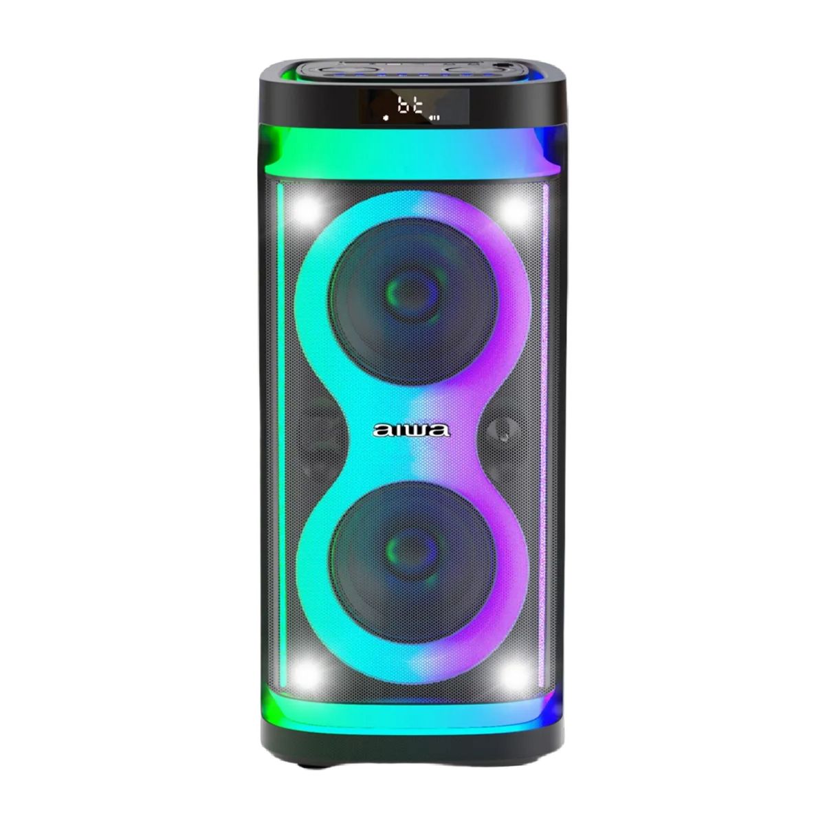 AIWA - Torre de Sonido Aiwa Con luces led Y Bluetooth AWPOH4D