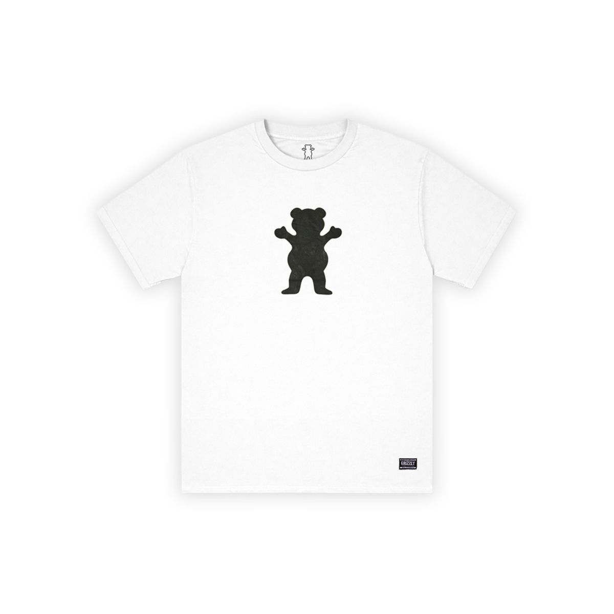 GRIZZLY GRIPTAPE - POLO GRIZZLY GRIPTAPE PRINT OG BEAR BASIC WHITE