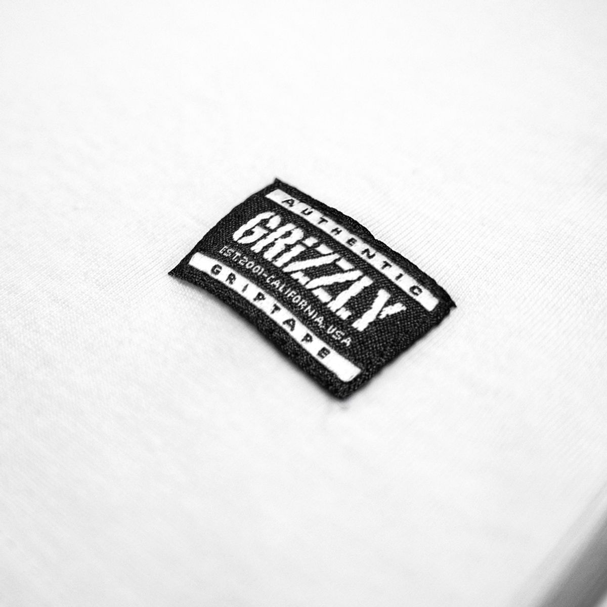 GRIZZLY GRIPTAPE - POLO GRIZZLY GRIPTAPE PRINT OG BEAR BASIC WHITE