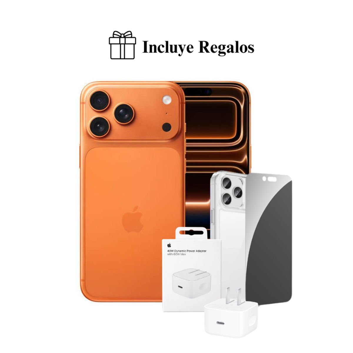 APPLE - Apple iPhone 17 Pro Max 512GB (eSIM) + Cubo de 40W + Regalo