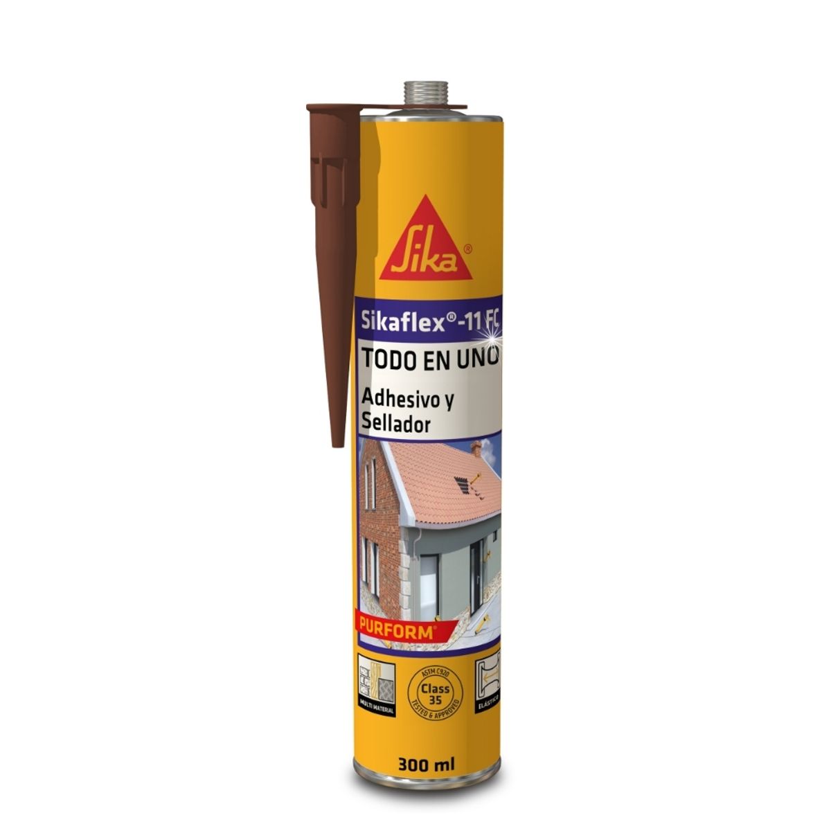 SIKA - Adhesivo y Sellante elástico Sikaflex 11 FC Purform Marron 300ml