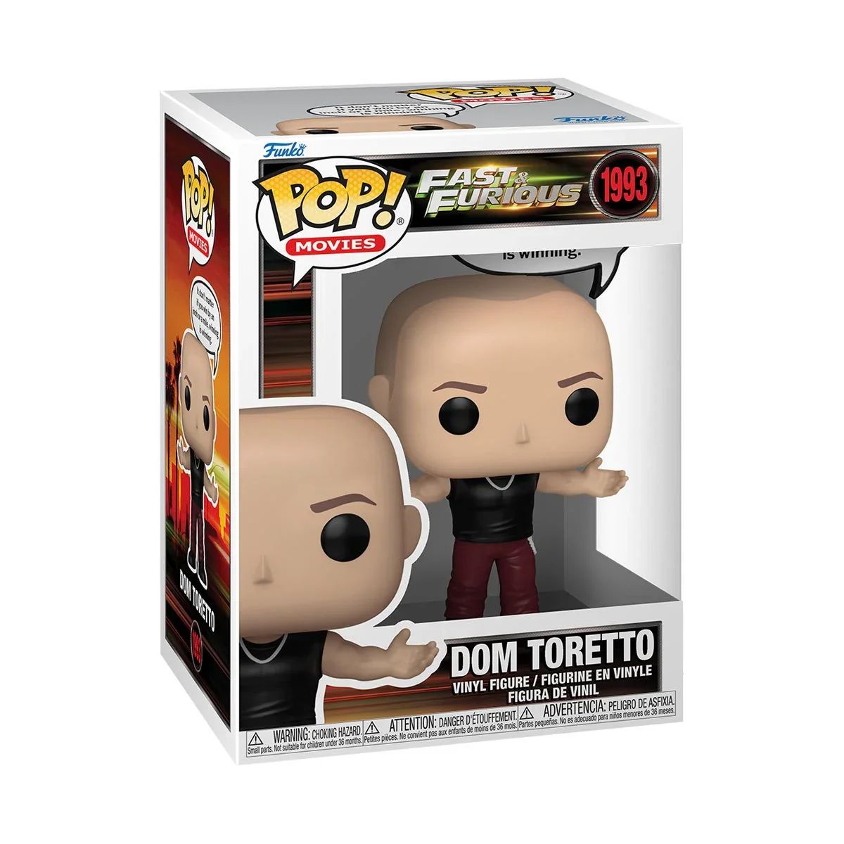 FUNKO - Funko Pop Movies Fast & Furious - Dom Toretto 1993