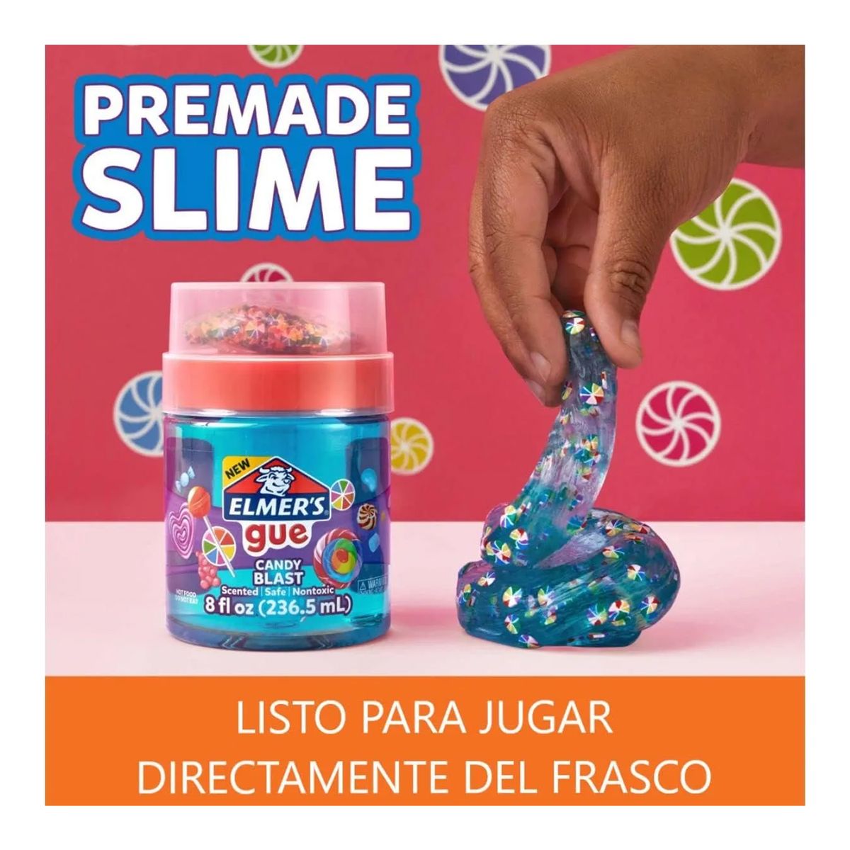 ELMERS - Slime Elmers Candy Blast con Aroma 326.5 ml  X2 – 2194458