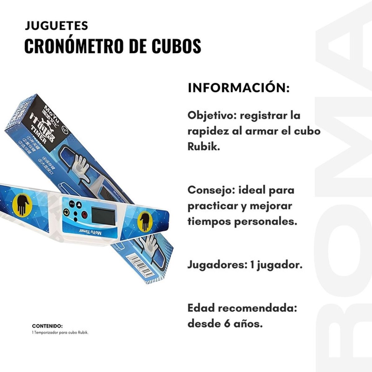 GENERICO - TEMPORIZADOS DE CUBOS RUBIK