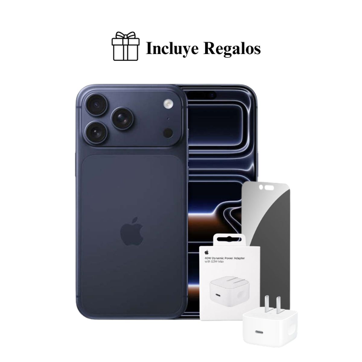APPLE - iPhone 17 Pro Max 512GB (eSIM) + Cubo de 40W + Regalo.