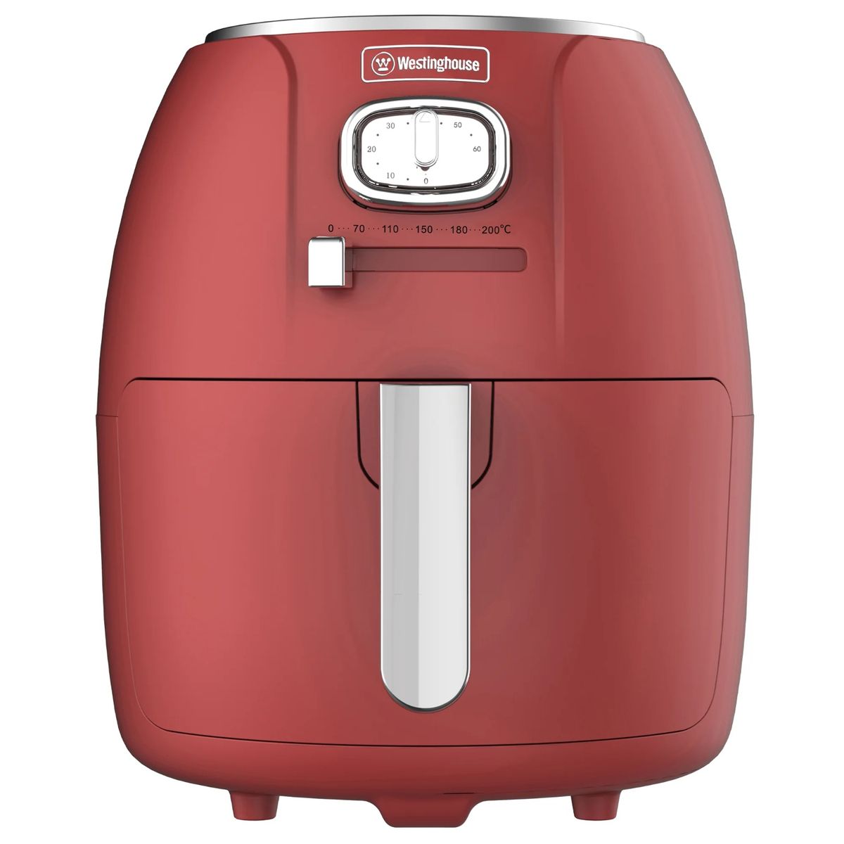 WESTINGHOUSE - Freidora de aire 1500W Retro 4L rojo