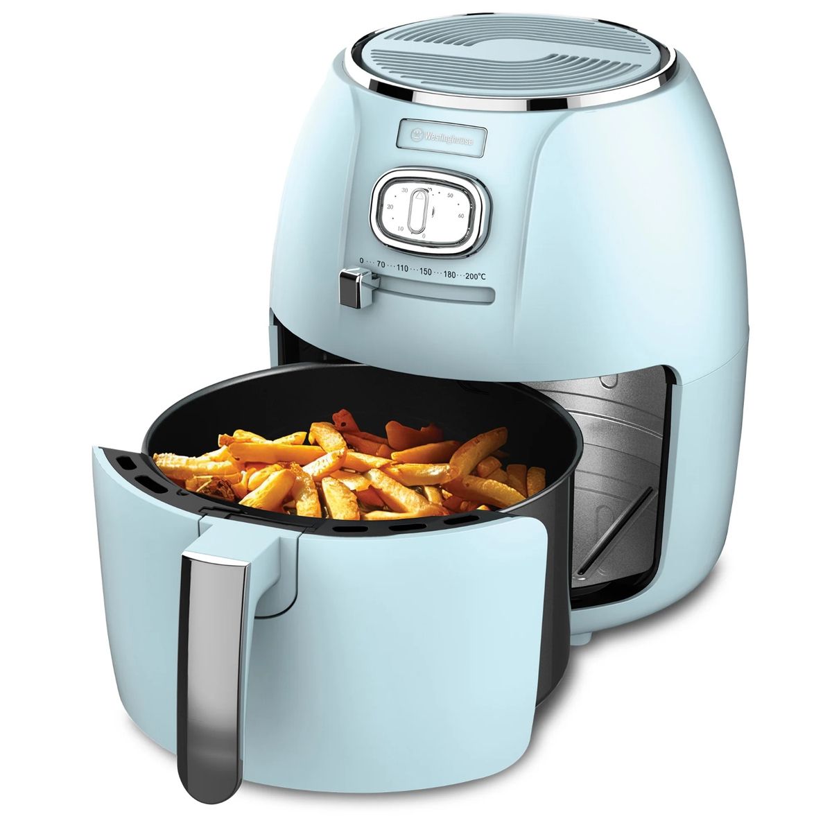 WESTINGHOUSE - Freidora de Aire 1500W Retro 4L celeste