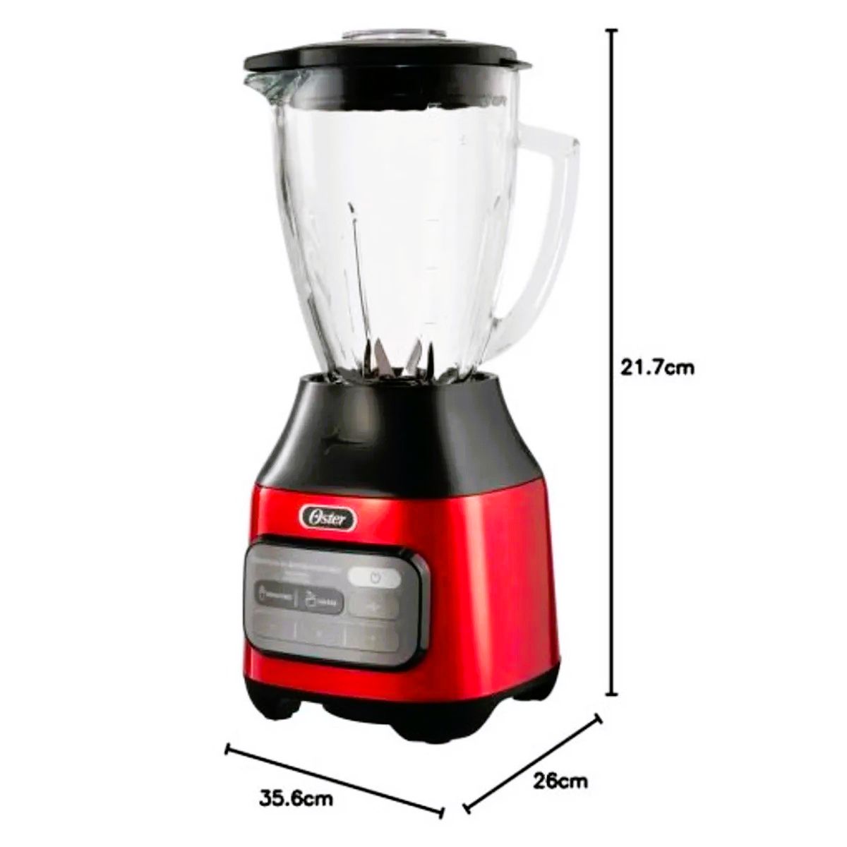 OSTER - LICUADORA OSTER 1.5 LT REVERSIBLE BLSTPEG-CRT- ROJO