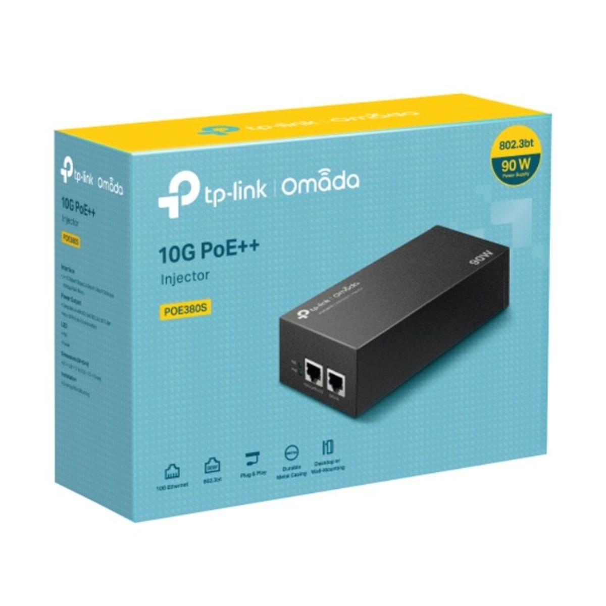 TP LINK - POE380S Omada PoE++ Injector