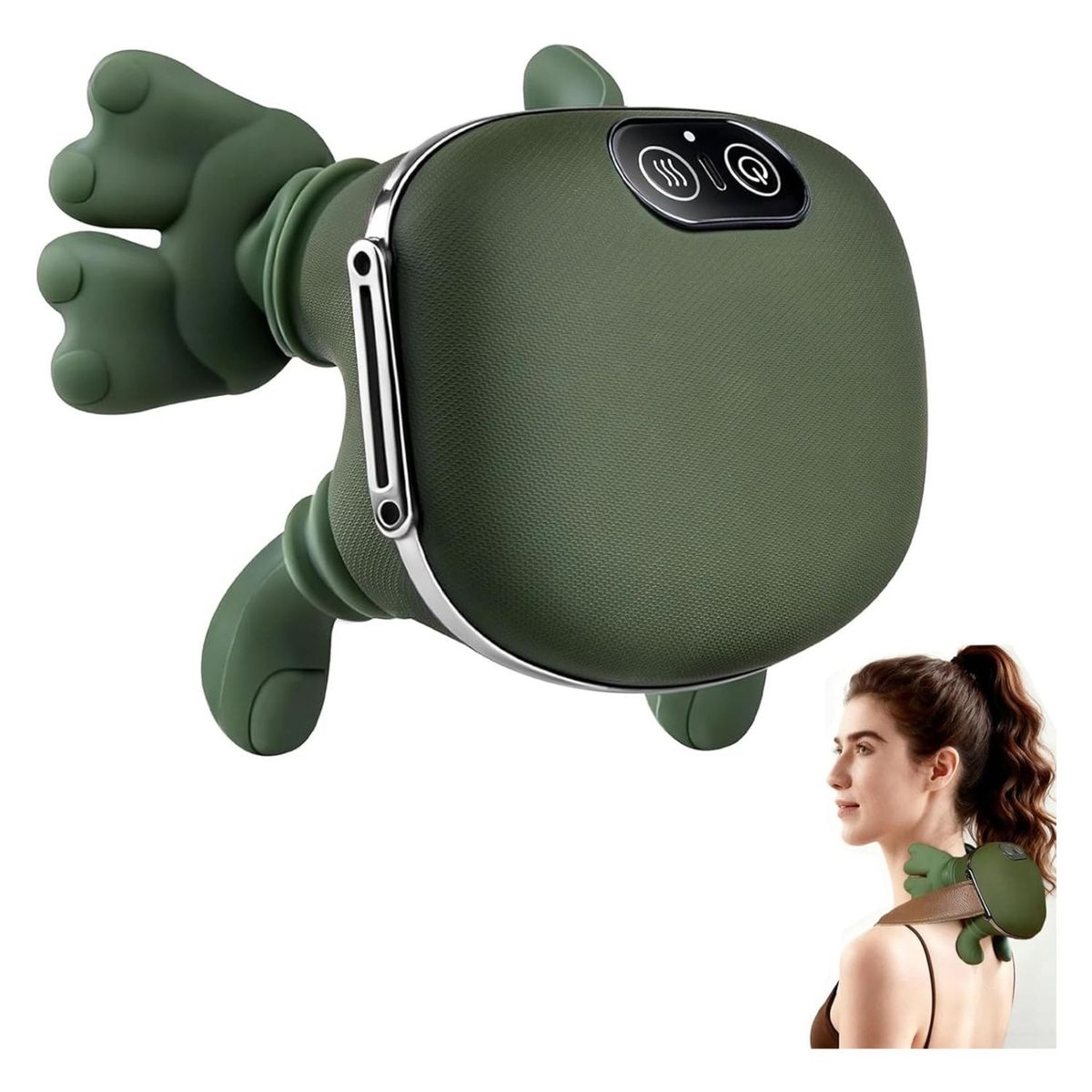 OEM - Masajeador de Cuello y Hombros con Calor 4D Shiatsu en Forma de Manitos