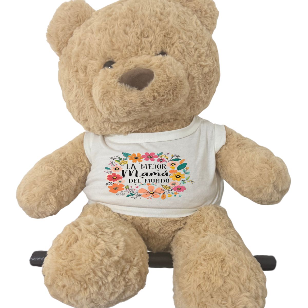 GENERICO - Oso de Peluche Gigante 60cm Antialérgico Personalizado Día de la Madre Regalo diseño Mamá-5