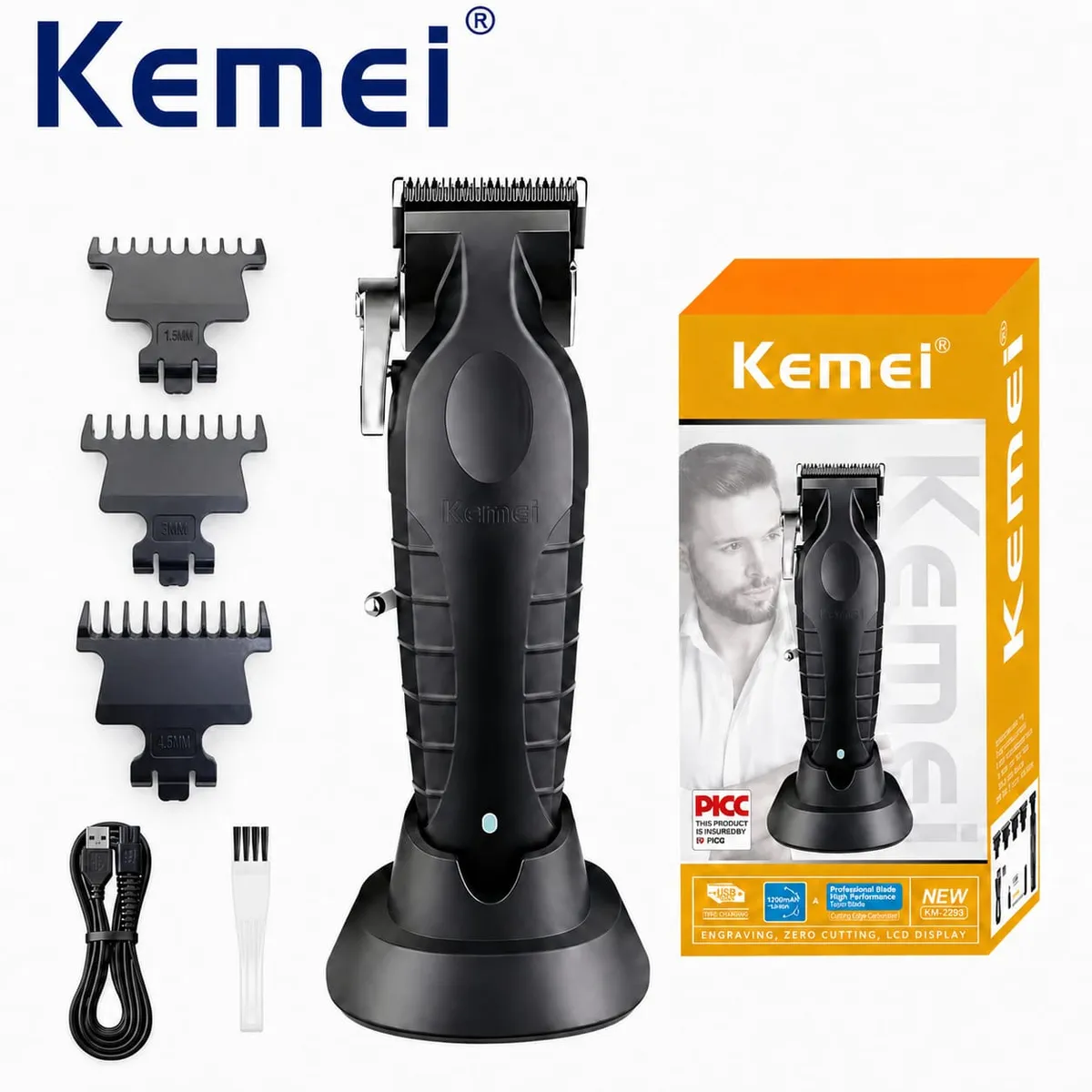 KEMEI - MAQUINA DE CABELLO PROFESIONAL KM-2299