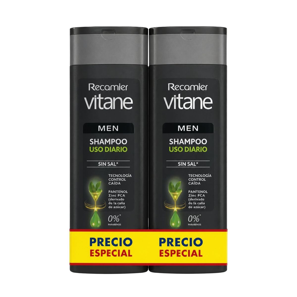 GENERICO - Pack Shampoo Men Uso Diario 400 ml - VITANE