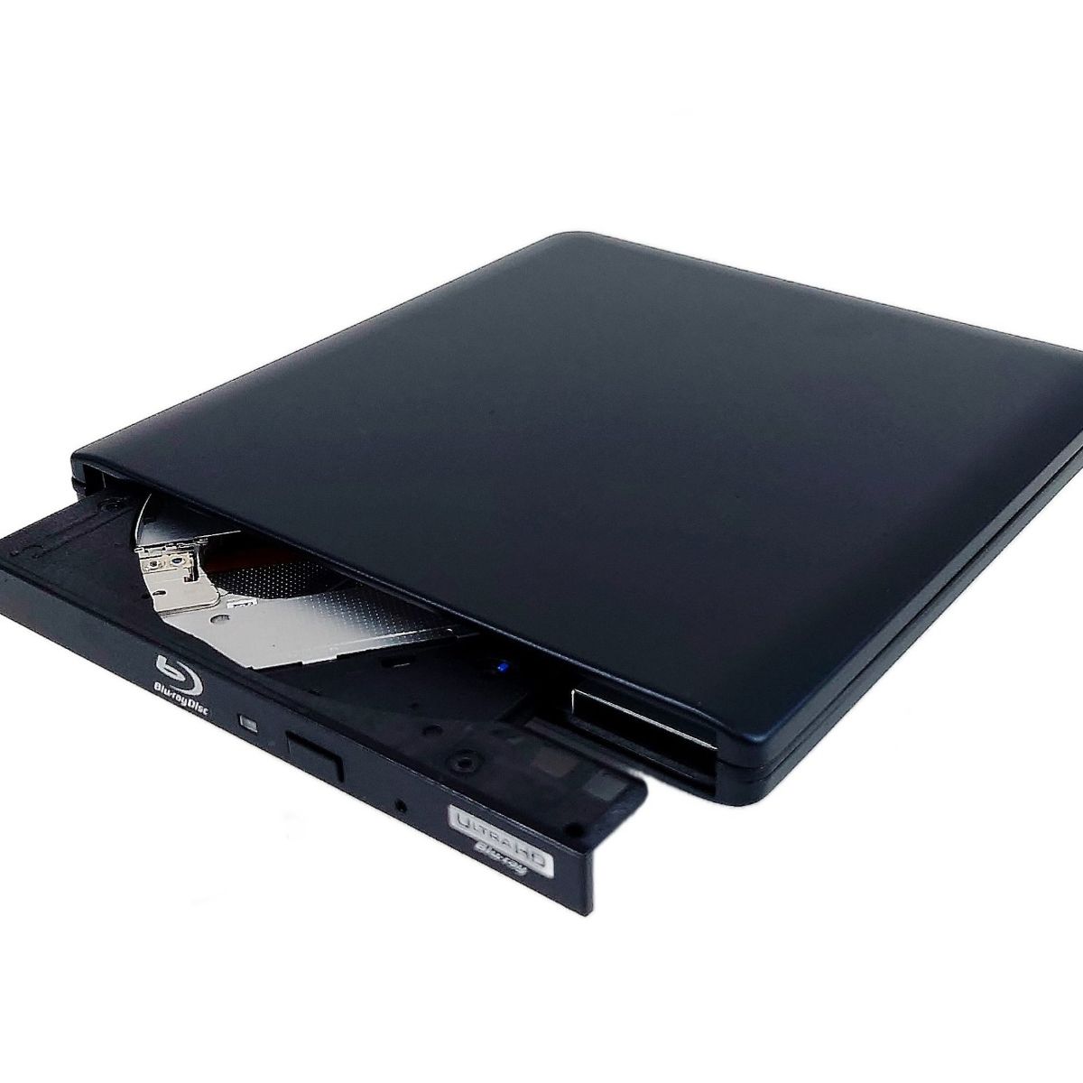 GENERICO - Lectora Externa Blu-ray - DVD - CD BUSlink Slim Negro USB - Open Box - Nuevo