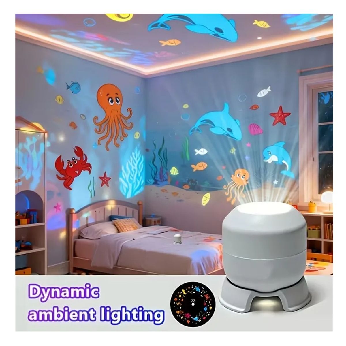 GENERICO - PROYECTOR LED DE CIELO ESTRELLADO Y OCEANO PARA DORMITORIO