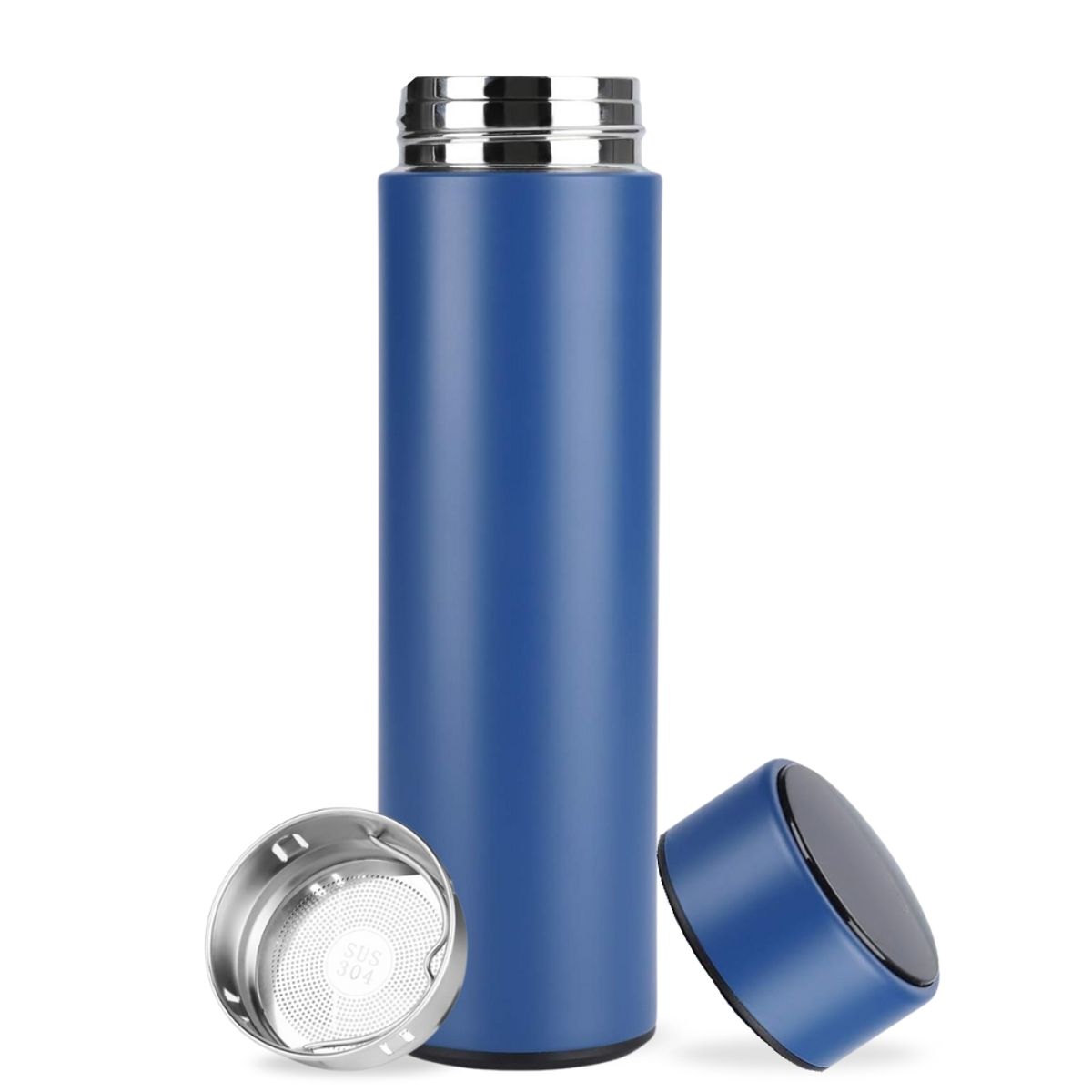 MINARI - Termo Tomatodo con Filtro Acero Inoxidable 500ml Azul 95D