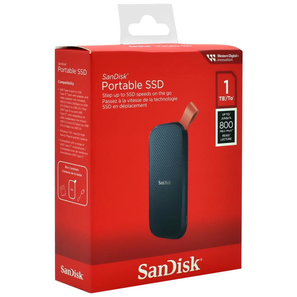 SANDISK - Unidad de Estado Sólido Externo 1 TB Sandisk USB - Open Box - Nuevo