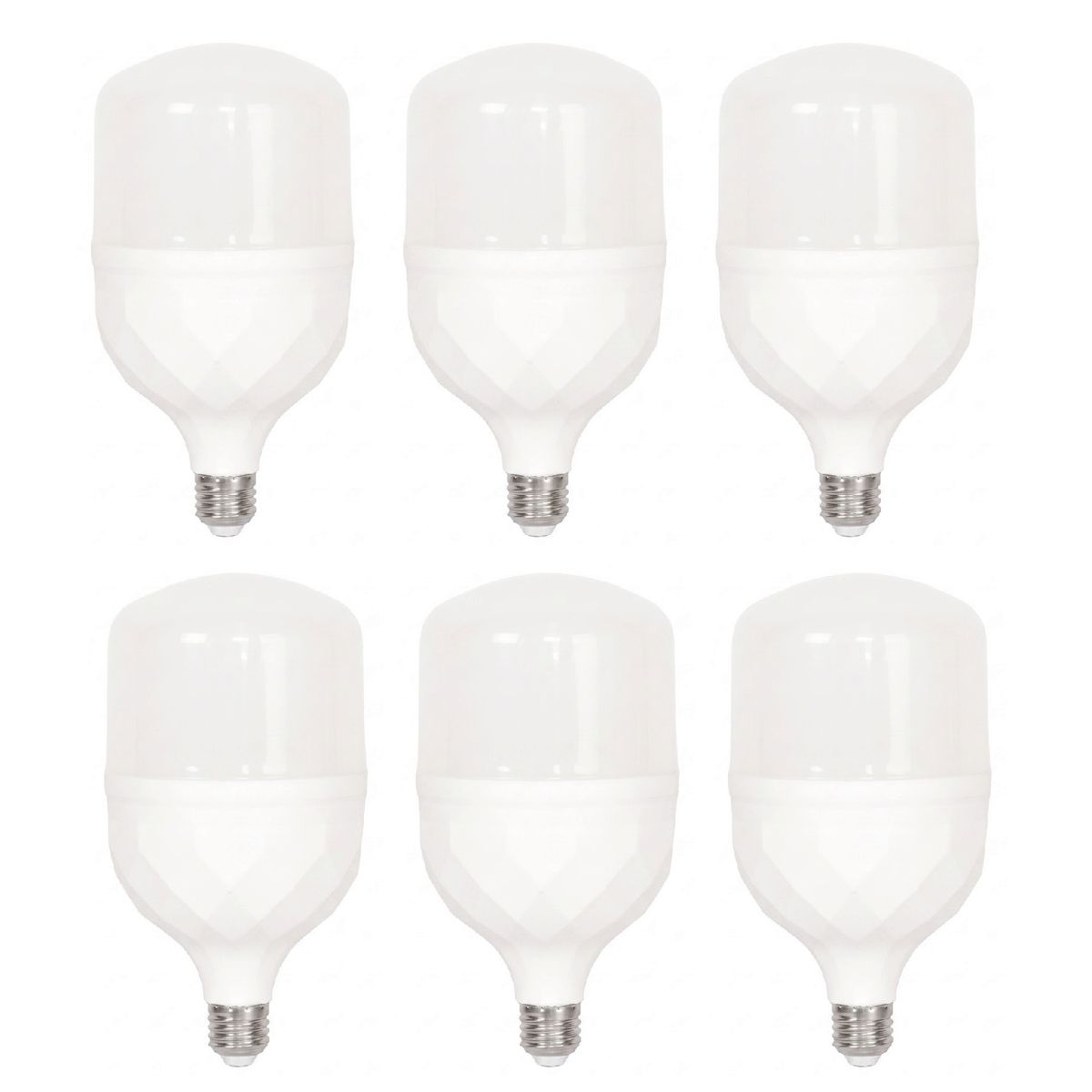 EXTRALED - Pack x6 Foco LED T100 Botella High Power 30W Luz Blanca ExtraLED
