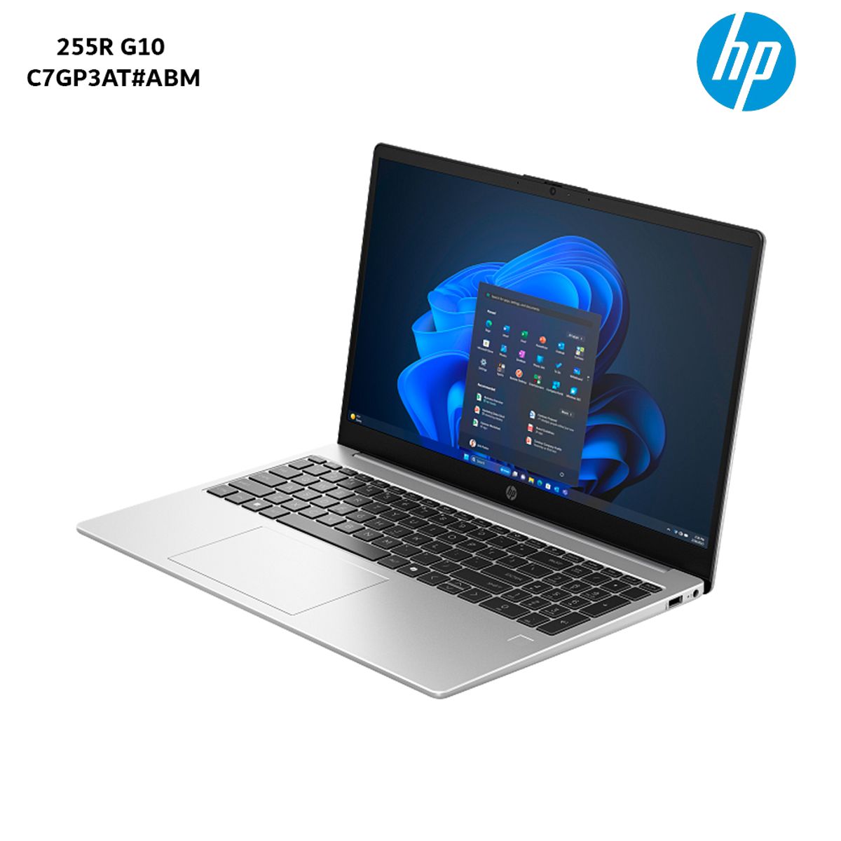 HP - Laptop HP 255R G10 Ryzen 5 7535U / 16GBb Ram / 512Gb SSD / 15.6” HD – C7GP3AT#ABM