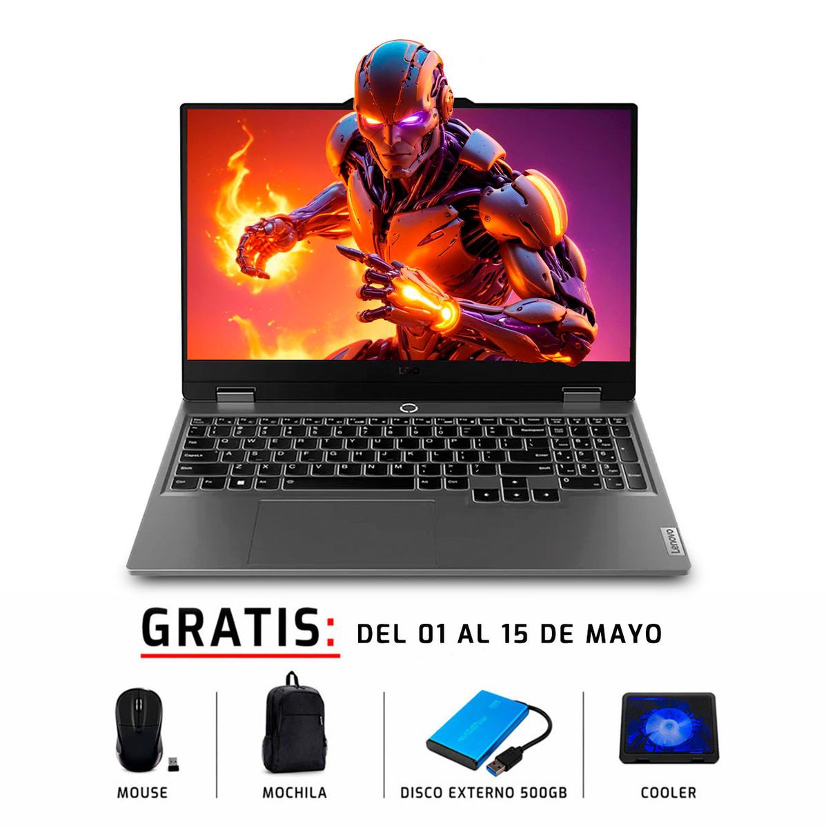 LENOVO - LAPTOP Lenovo LOQ 15ARP10E 15,6" Ryzen 7 7735HS 28GBDDR5 500GB RTX3050 6GB