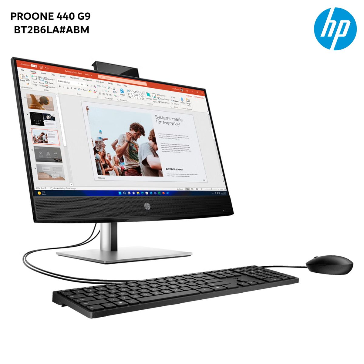 HP - All-in-One HP ProOne 440 G9 23.8” Core i5-14500 / 16Gb Ram / 1TB SSD – BT2B6LA#ABM