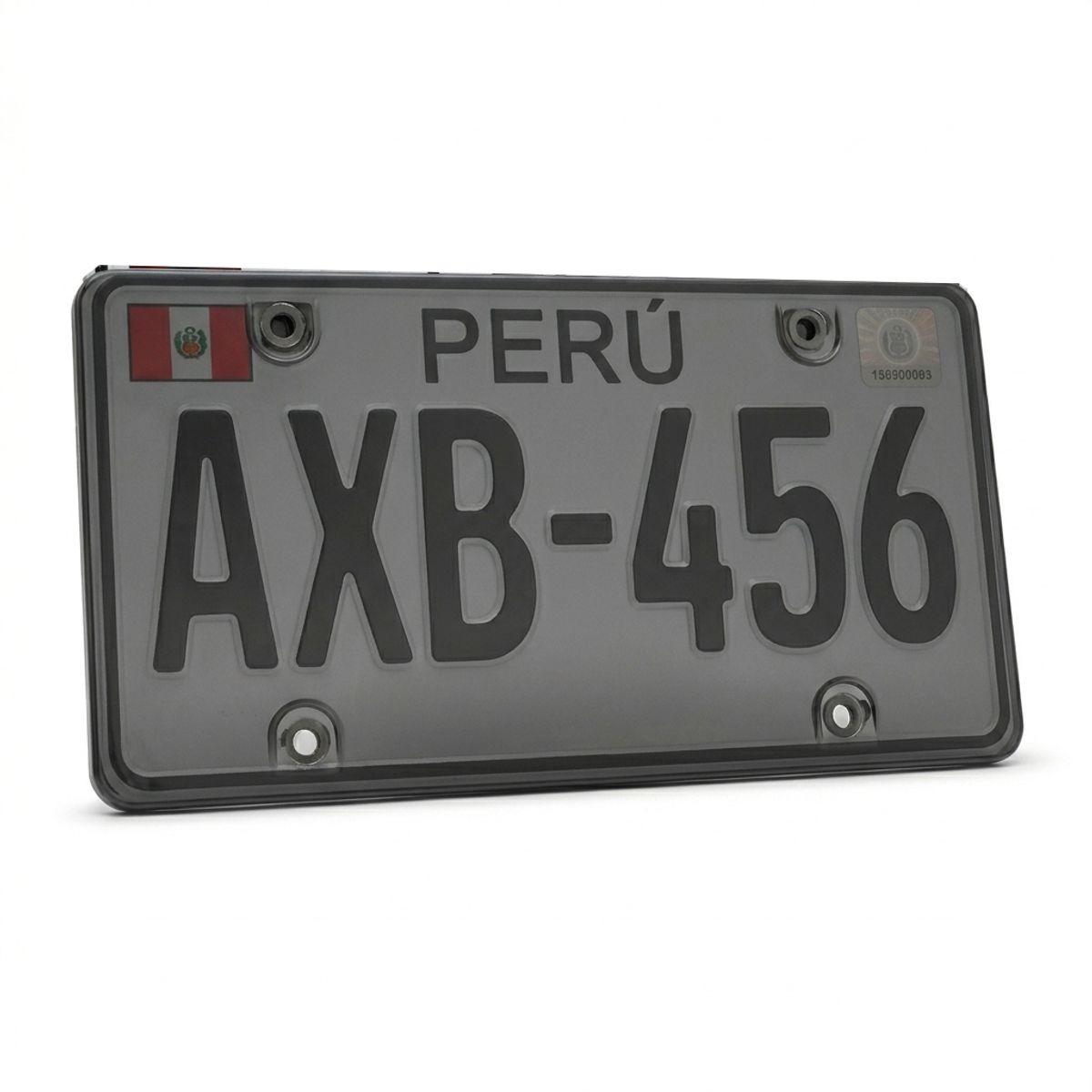 JET - Protector De Placa Polarizado Ahumado Universal