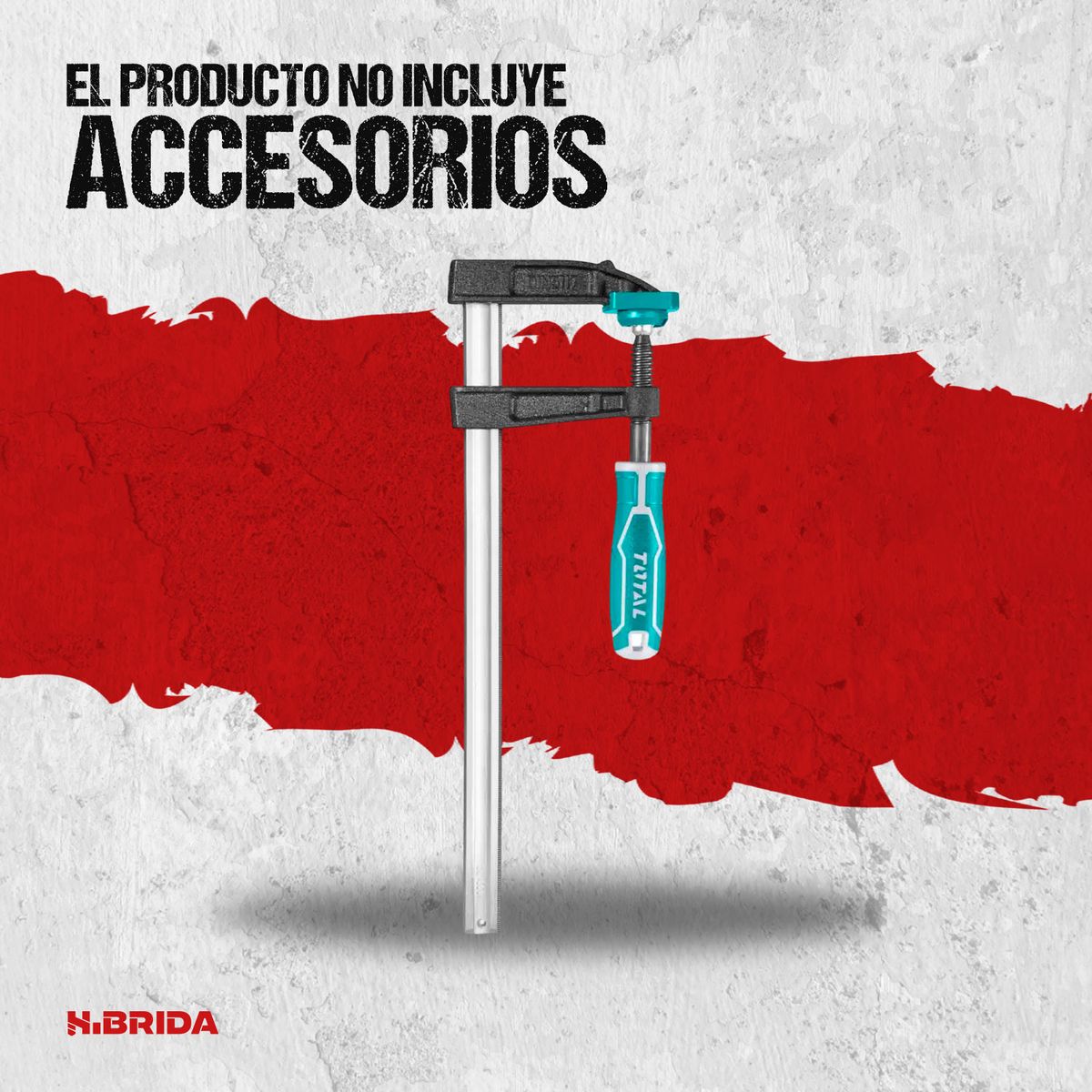 Total Tools - Prensa Carpintero Tipo F De 120mmx800mm Total