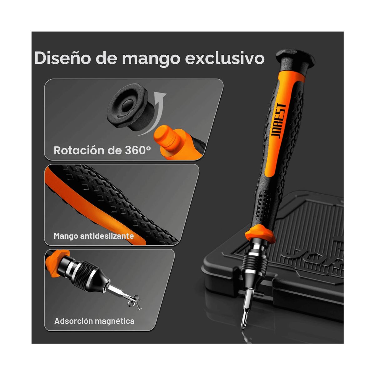 GENERICO - Juego Kit destornillador de presicion 40 piezas Mantenimiento reparacion