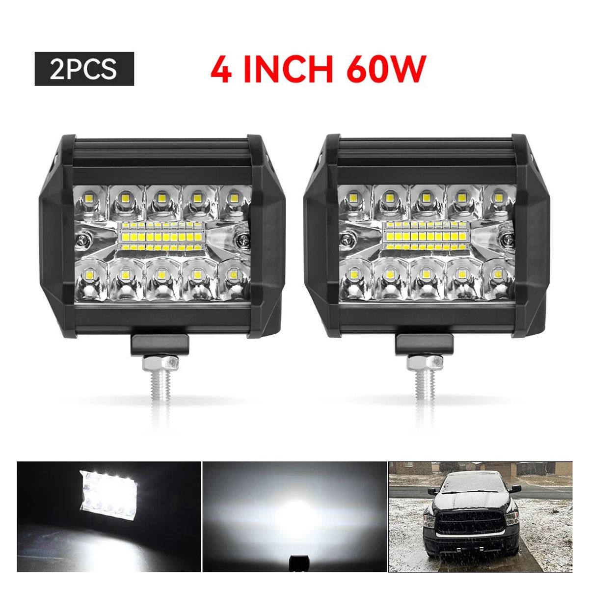 JET - Barra Dual 20Led + Flash 5 Funciones 60W Par