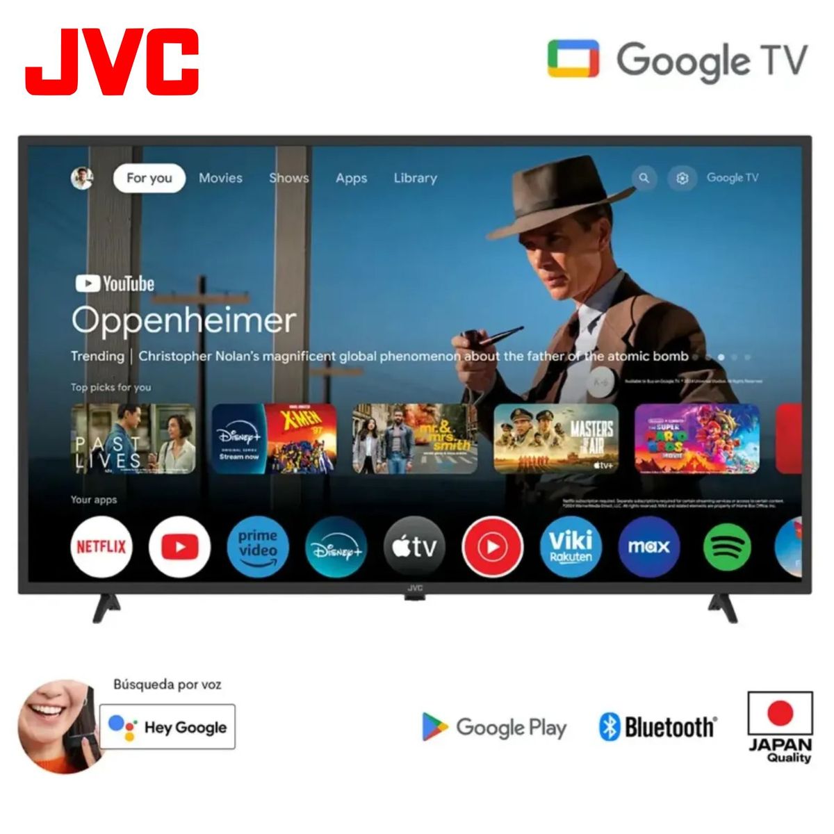 GENERICO - Televisor Jvc 32 Hd Google Tv 32km158n