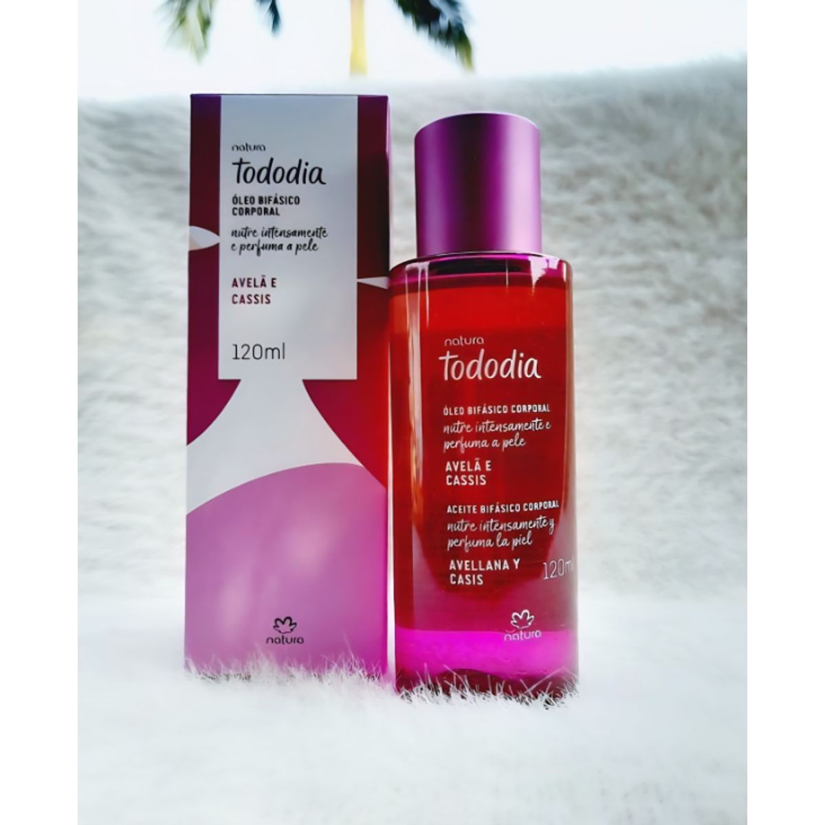 Natura - Aceite Bifasico corporal Avellana y Casis de Natura Tododia Natura