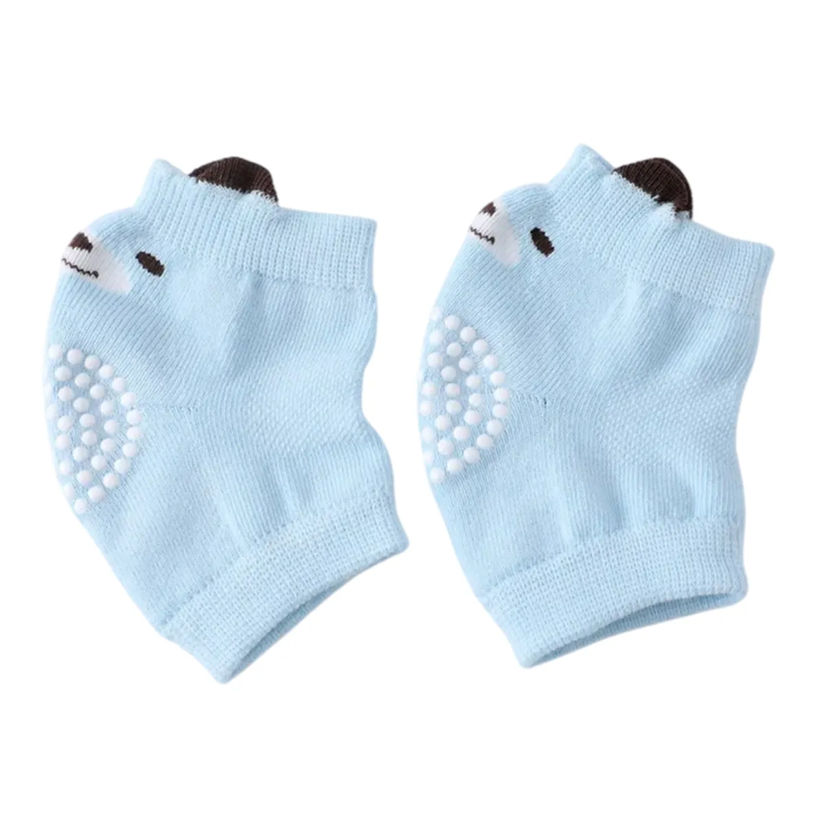 GENERICO - Protector de rodilla celeste perrito para Bebe rodillera