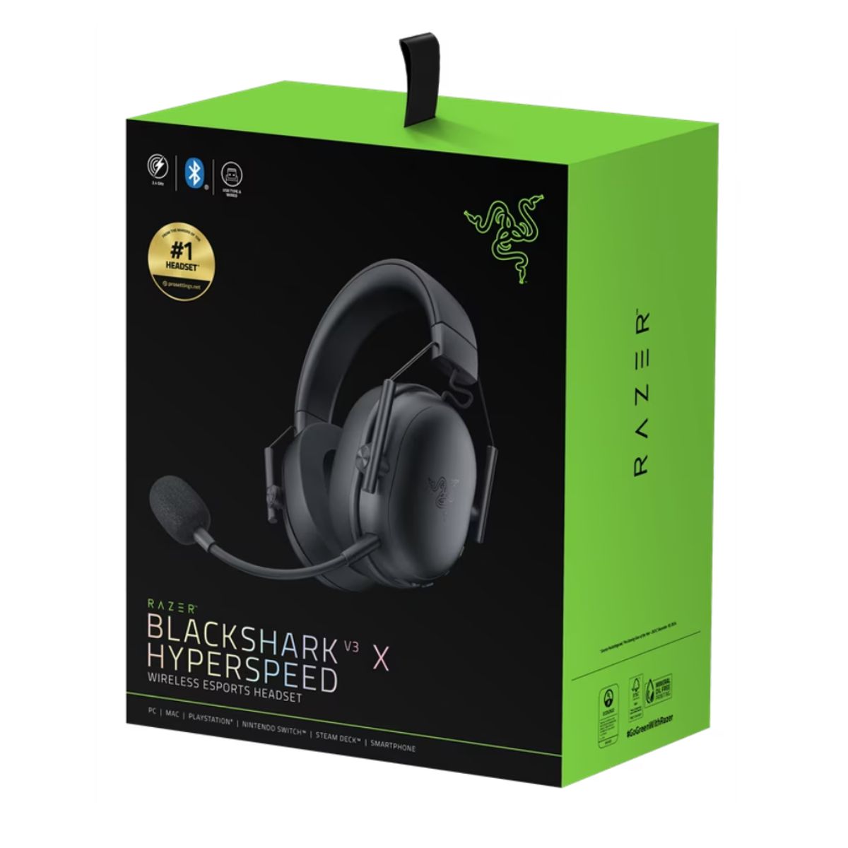 RAZER - Audífono Cmicrof. Razer Blackshark V3 X Hyperspeed Wireless Negro
