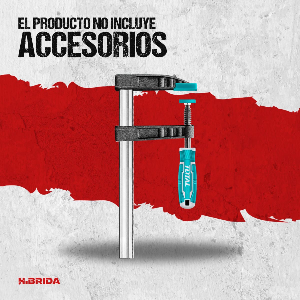 Total Tools - Prensa Carpintero Tipo F De 120mmx500mm Total