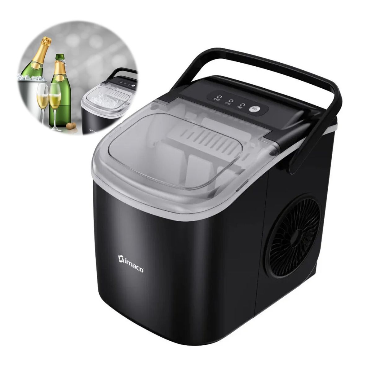 Imaco - Máquina para hacer Hielo Imaco IMK1209 90W