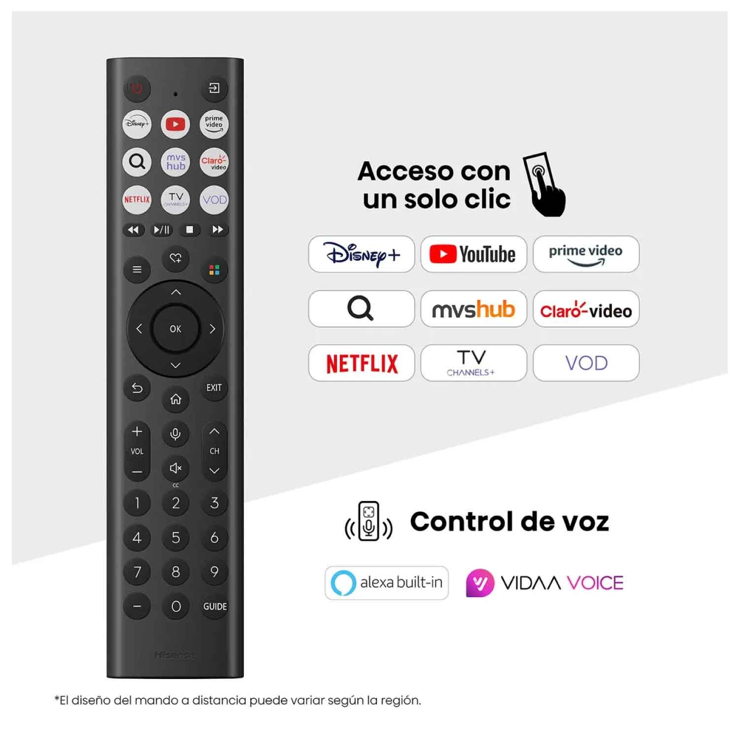 Televisor Hisense 55 ULED MiniLED 4K 55U6Qv Smart Tv 2
