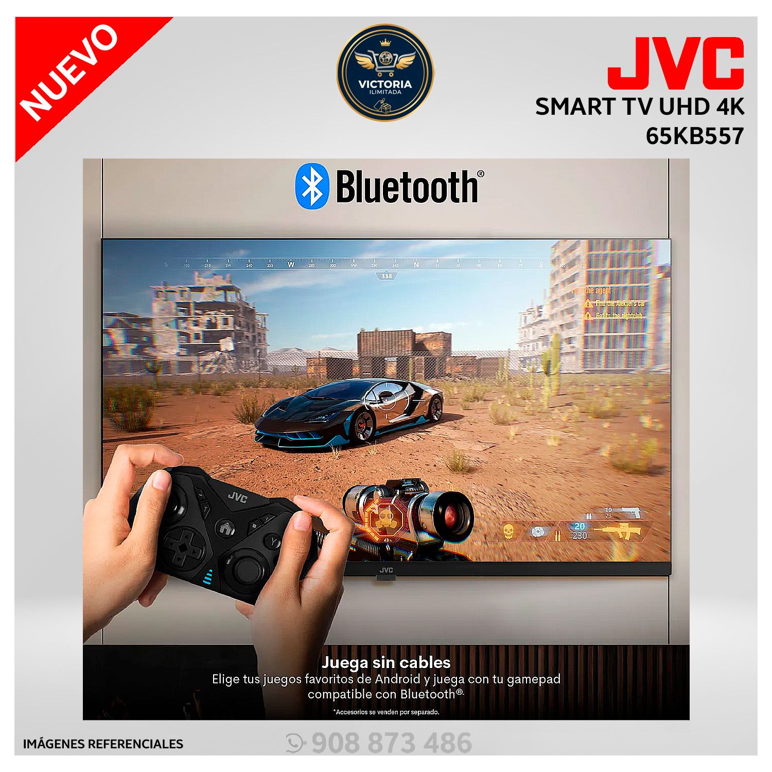 Televisor LED 65 " Ultra HD 4K Android TV LT-65KB557 - Modelo NUEVO 6