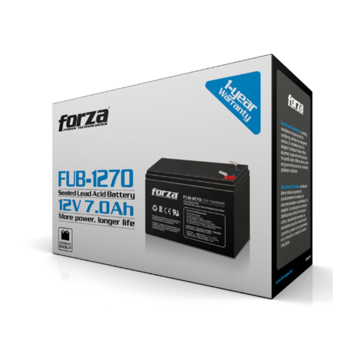 FORZA - Forza Fub-1270 - Batería - 12v - 7 Ah
