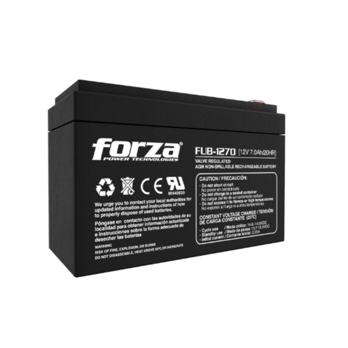 FORZA - Forza Fub-1270 - Batería - 12v - 7 Ah