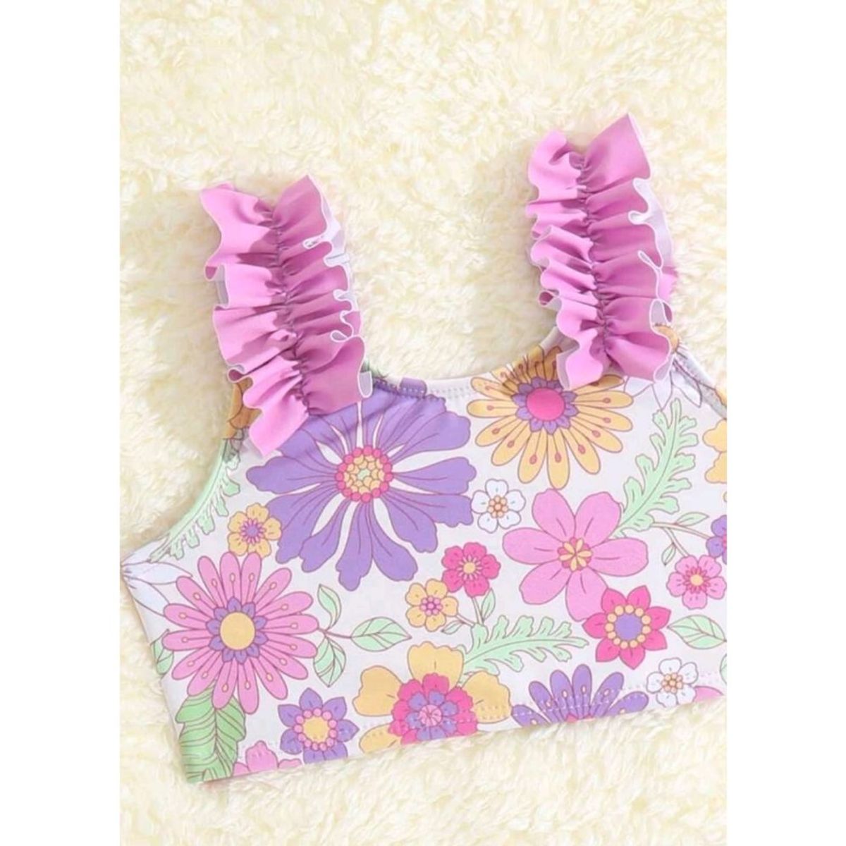 GENERICO - ROPA DE BAÑO FLORES ROSADAS