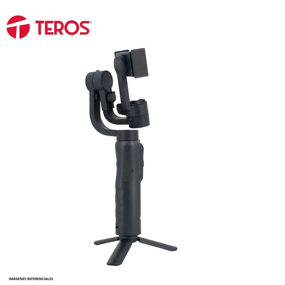 TEROS - Estabilizador TEROS TE7056N 3 Ejes con IA 360° Seguimiento Inteligente para Celular
