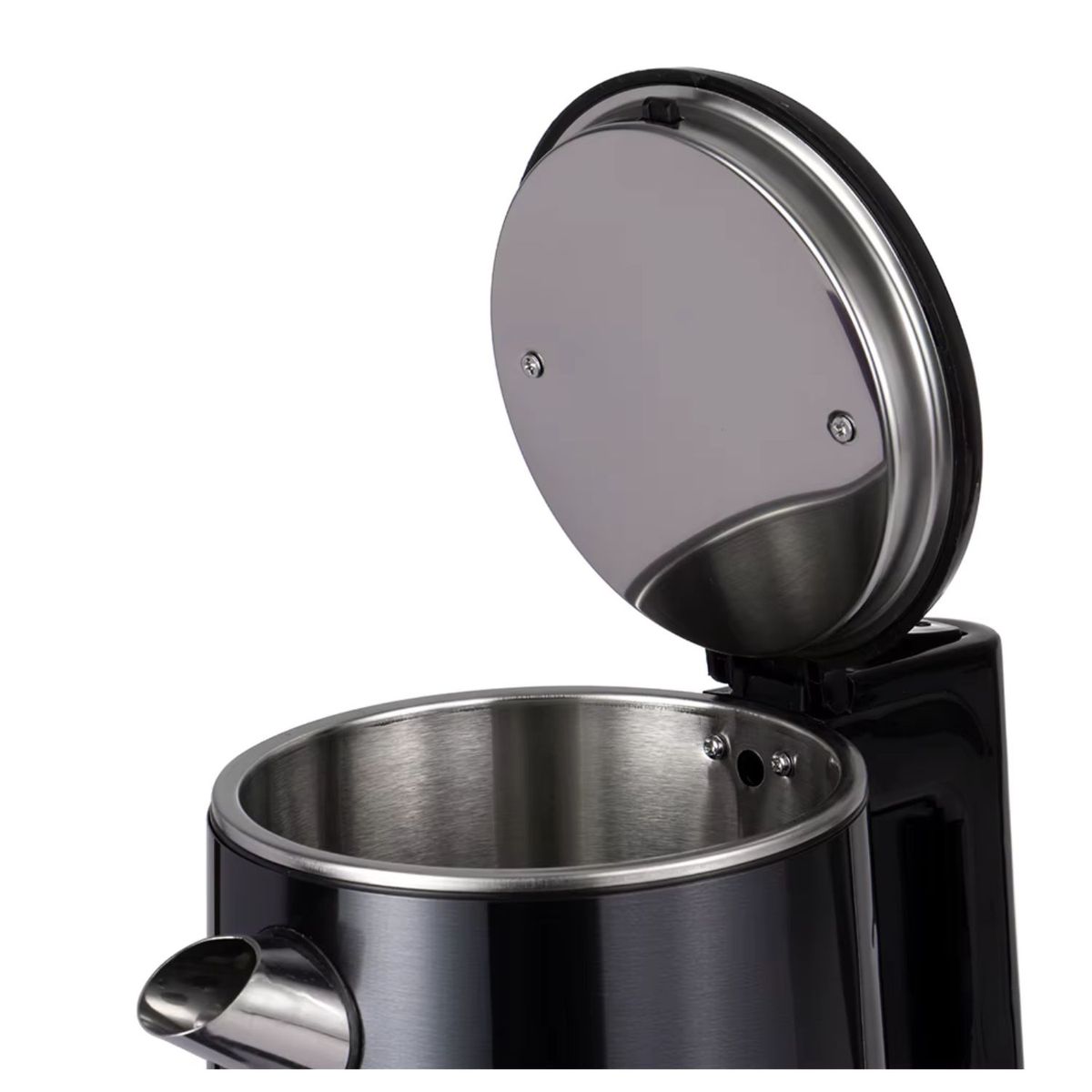 OEM - Hervidor de Agua Eléctrico 1.7L Negro Diseño Portátil 1500W