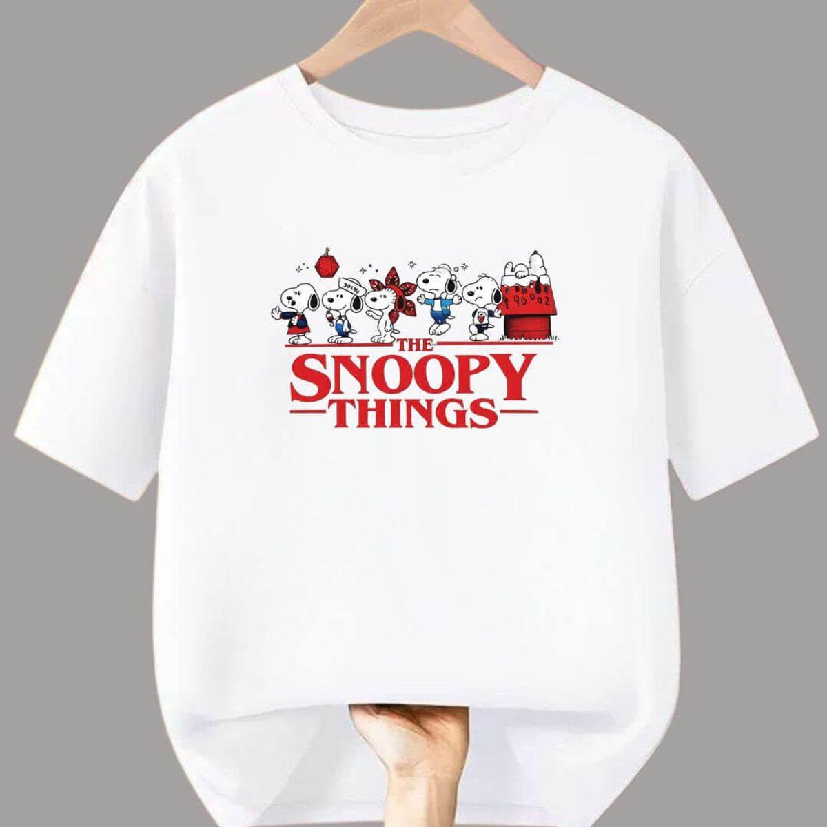 GENERICO - Polos Algodon Snoop Stranger Things - Tallas 6 hasta XL