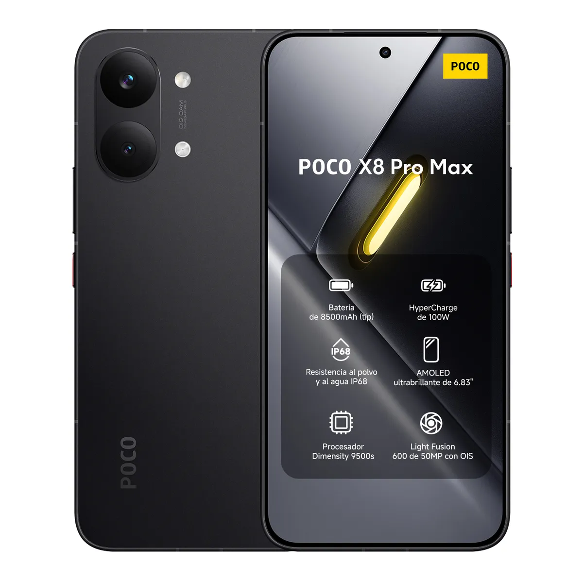 XIAOMI - POCO X8 Pro Max Negro 12 GB + 512 GB