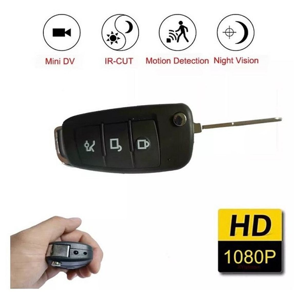 OEM - Llavero De Coche Con Camara Espia