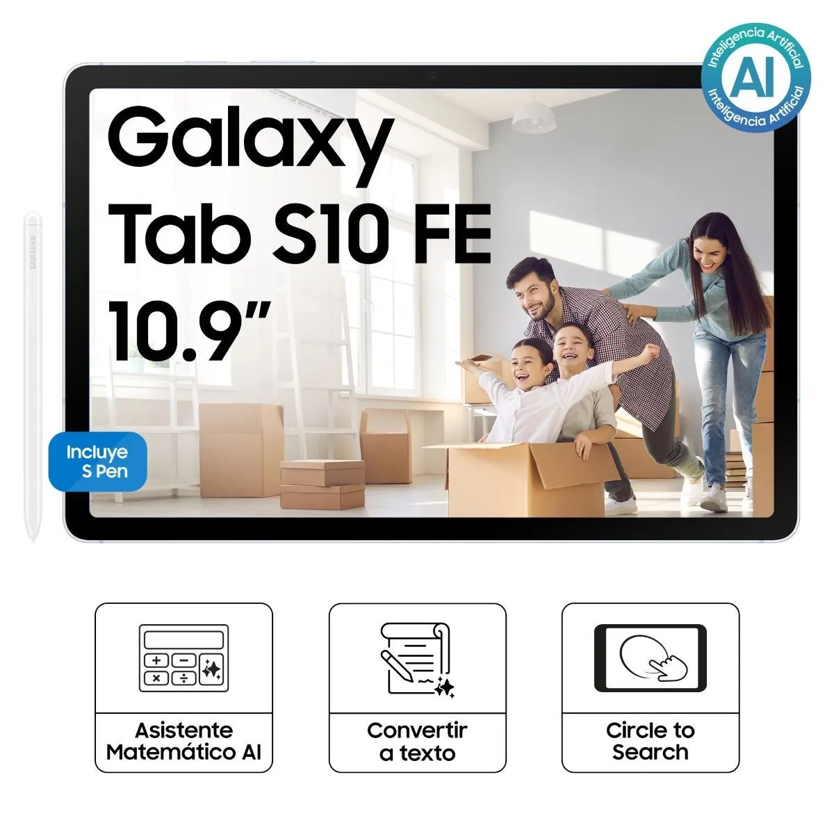 SAMSUNG - Tablet Samsung Galaxy Tab S10 Fe  8GB + 128GB