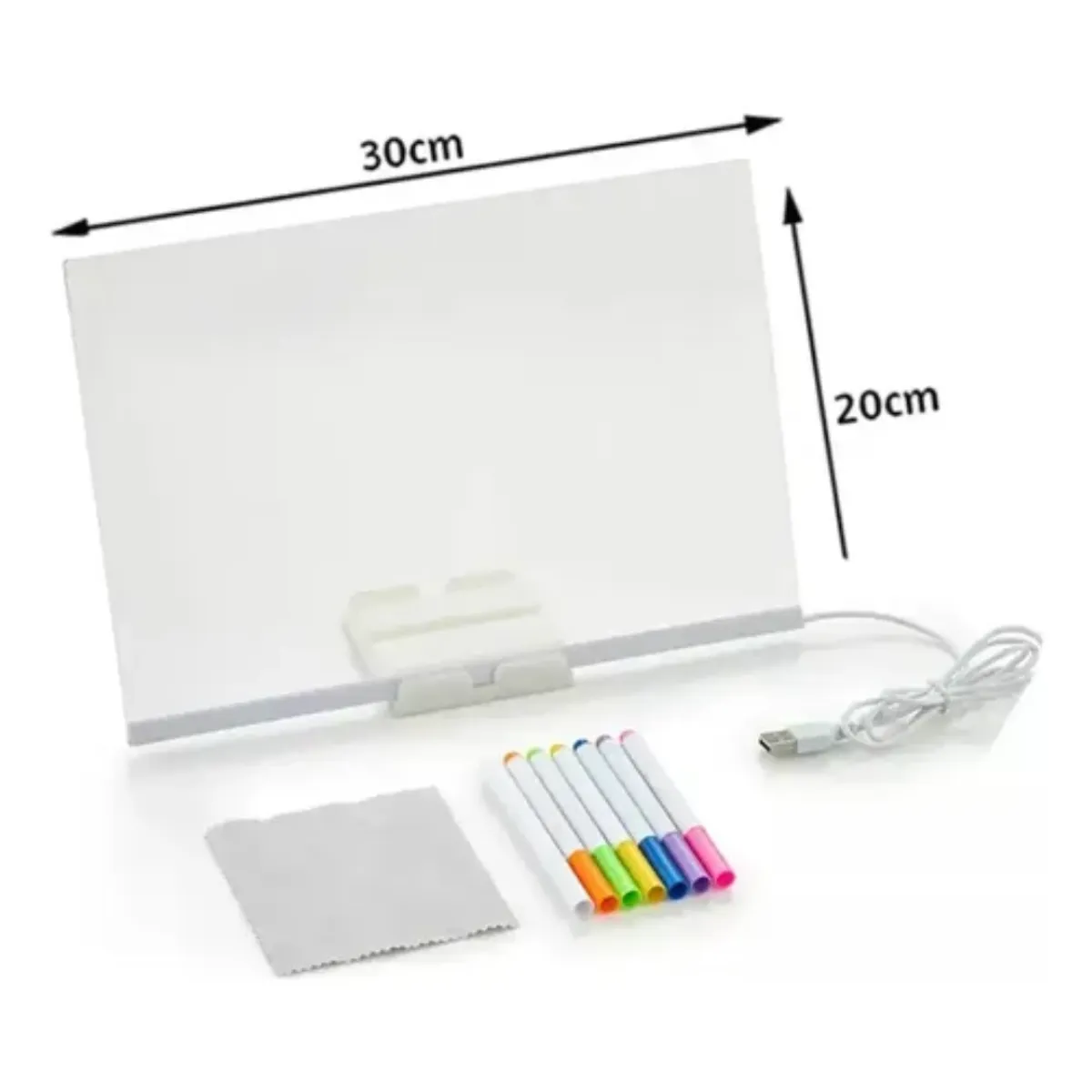 ELECTRONIC ARTS - Pizarra Led Magica Fluorescente + Set de Plumones