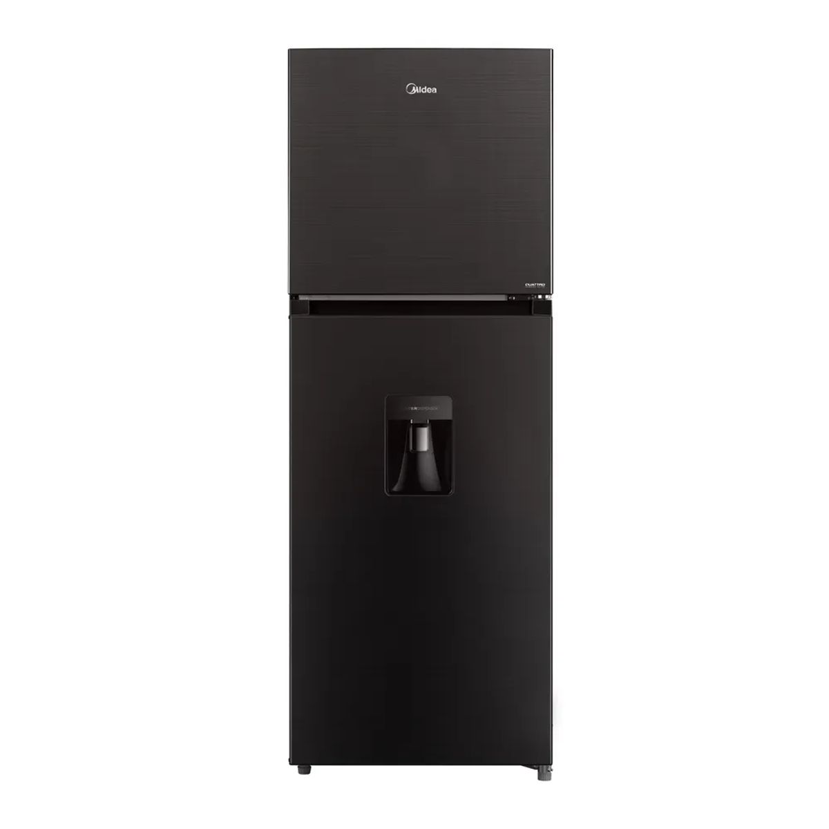 Midea - Refrigeradora 236 Litros C/D Negro Midea MDRT346MTR28PEWD