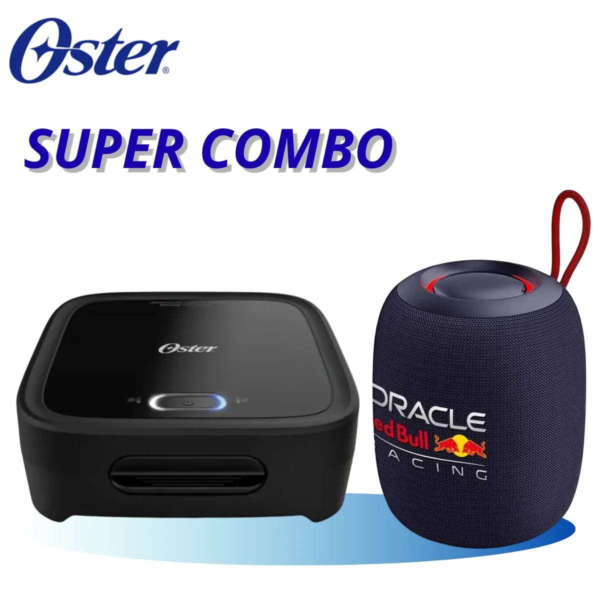 OSTER - Sandwichera Oster CKSTSM400 Negro + Parlante RED BULL SK460