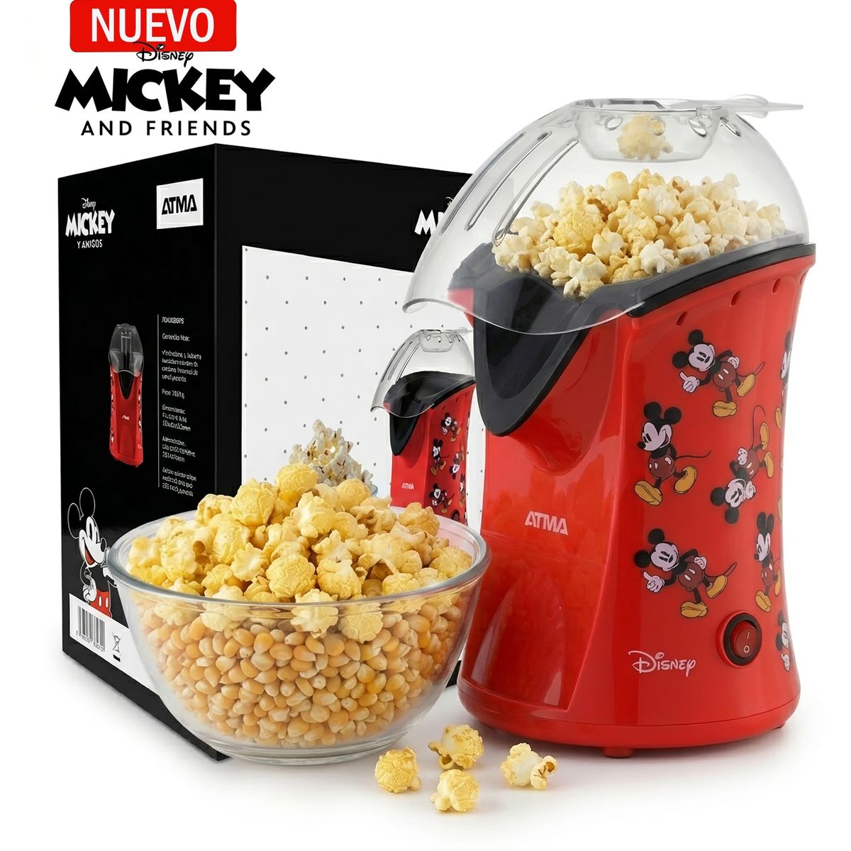 ATMA - Pop Corn Maker Canchita Sin Aceite Atma Disney
